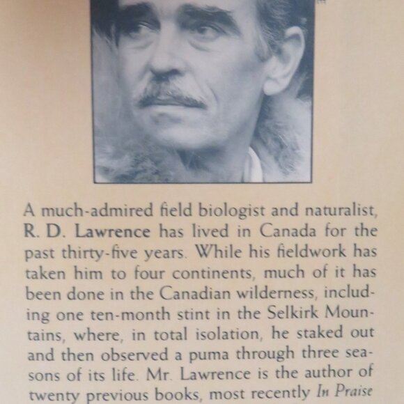 The White Puma R.D. Lawrence Hardcover 1990 1st Edition (F78) - Picture 4 of 11